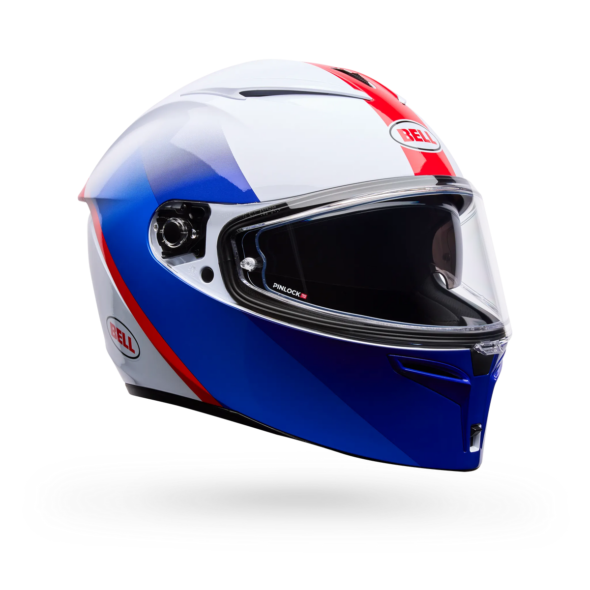 Bell Lithium Mips Bash Full Face Motorcycle Helmet - White/Blue - Main