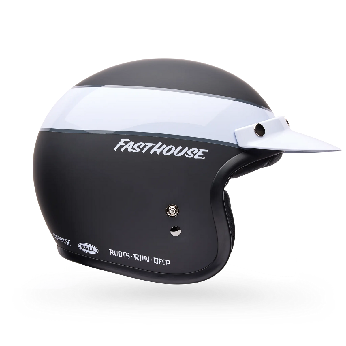Bell Custom 500 Fasthouse LE Open Face Motorcycle Helmet - Side Profile View