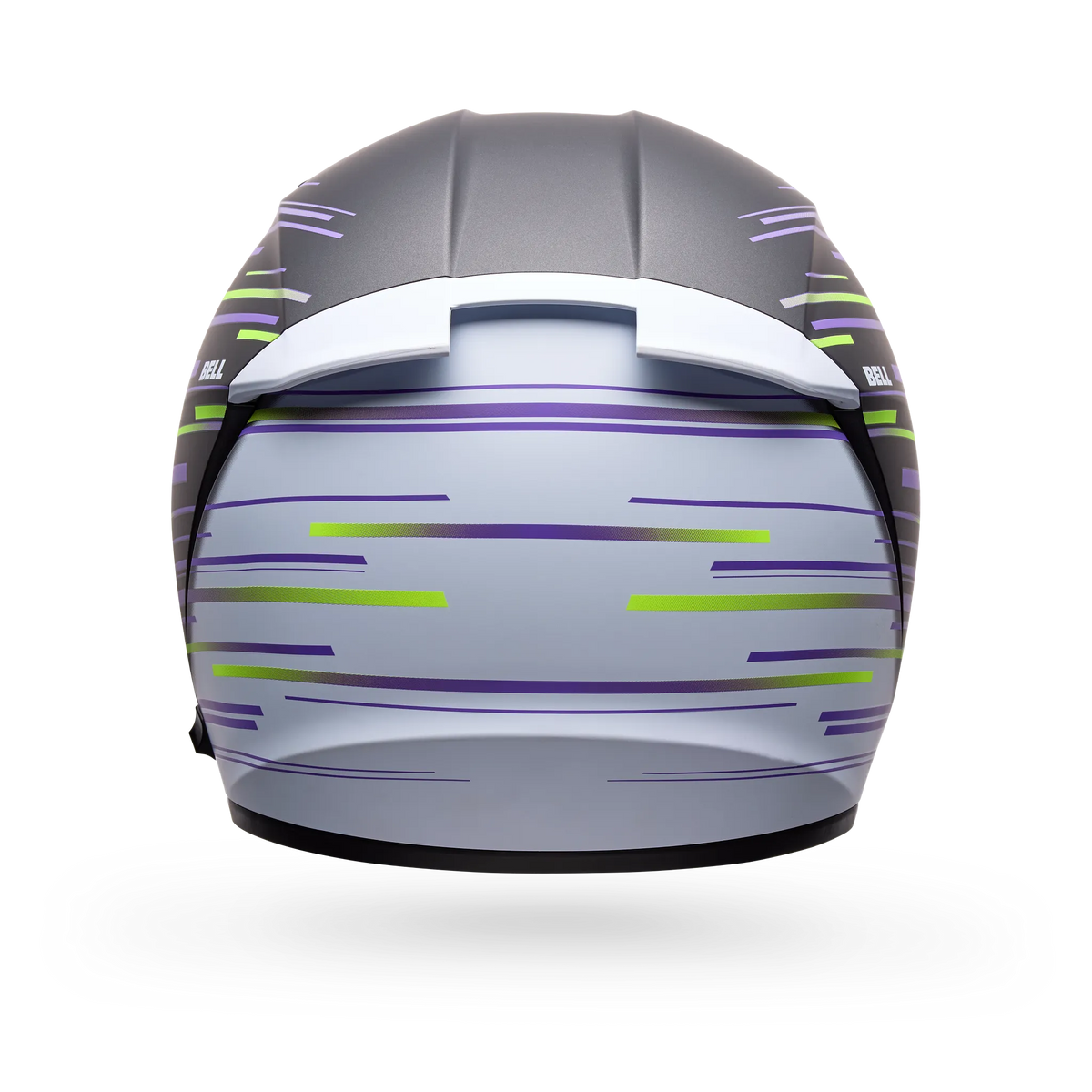 Bell Lithium Velo Full Face Motorcycle Helmet - Black/Yellow - Back View
