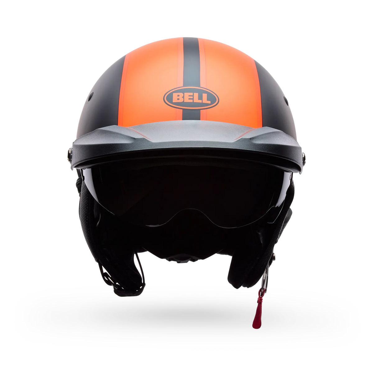 Bell Pit Boss Pinned Half Face Motorcycle Helmet - Side Profile View