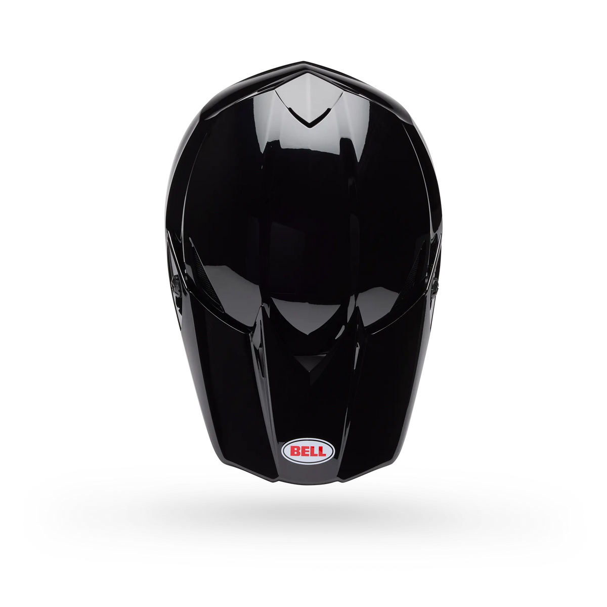 Bell MX-10 Mips Solid Motorcycle Helmet - Black - Top View