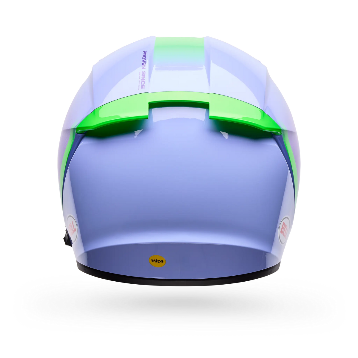 Bell Lithium Mips Bash Full Face Motorcycle Helmet - Purple - Back View