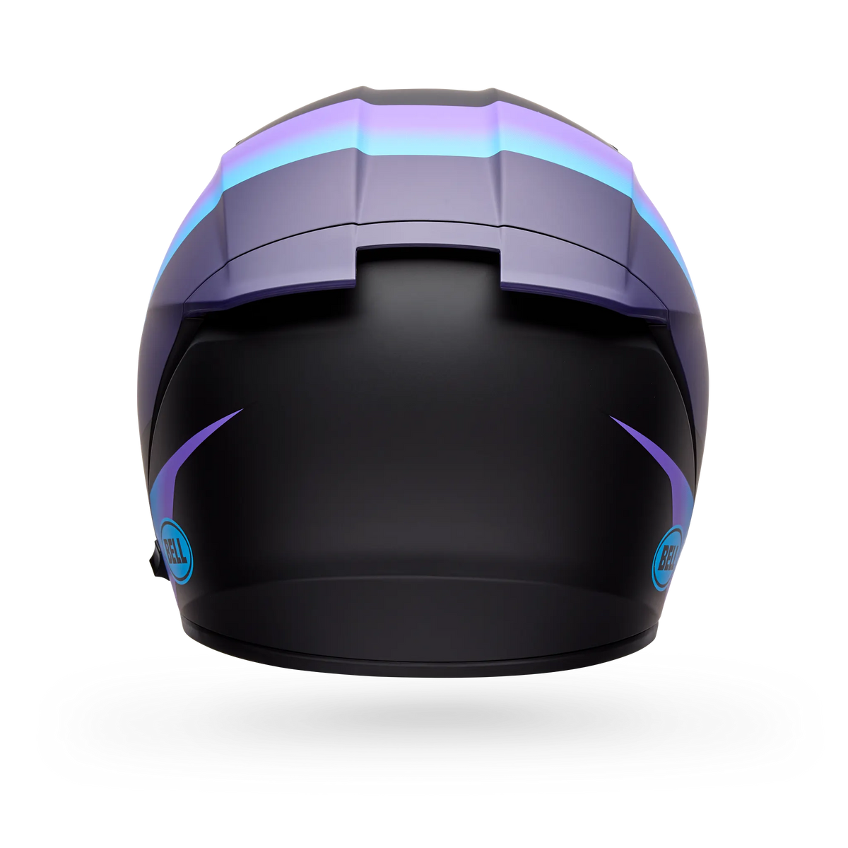 Bell Lithium Passion Full Face Motorcycle Helmet - Black/Purple - Back View