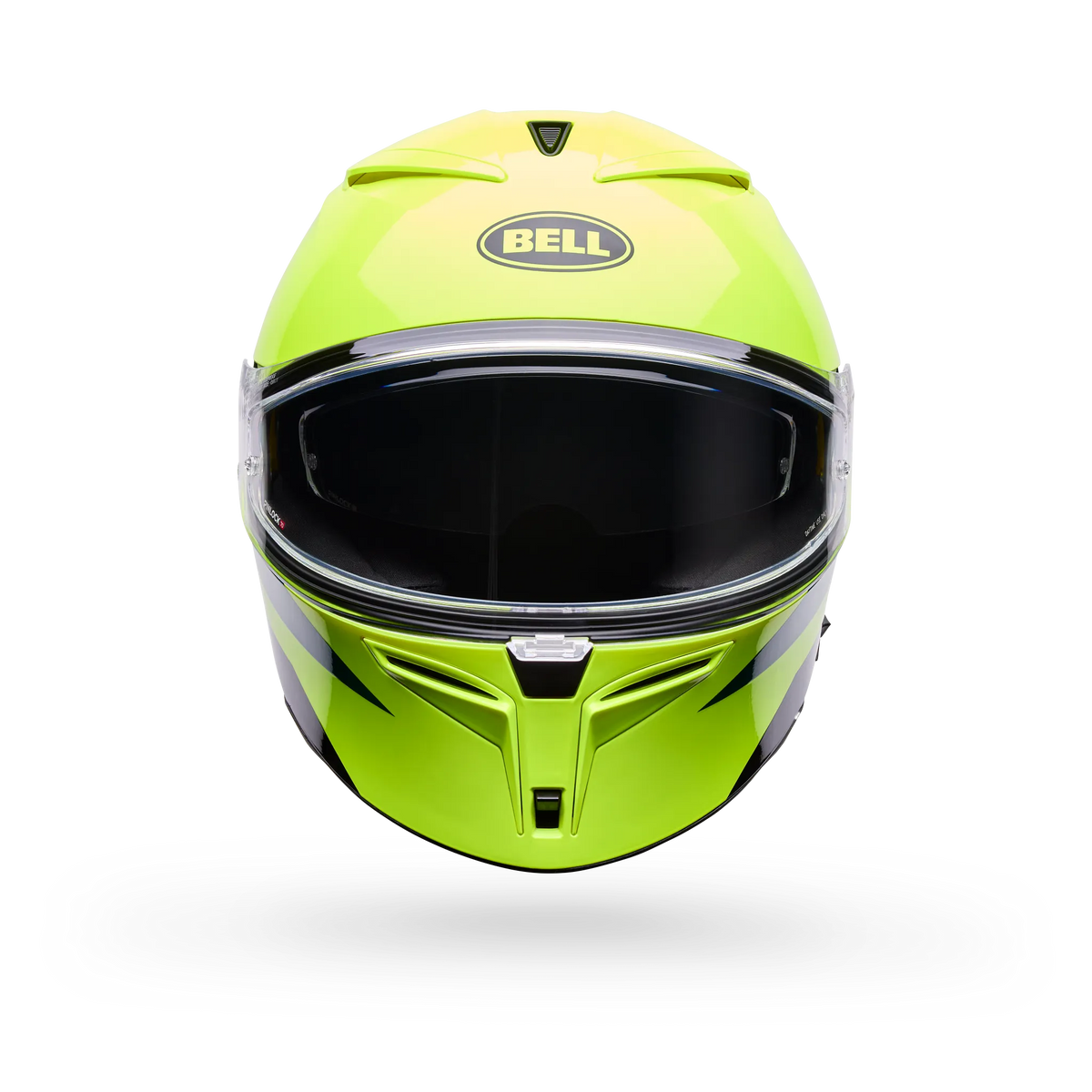 Bell Lithium Flip Full Face Motorcycle Helmet - Yellow - Front View