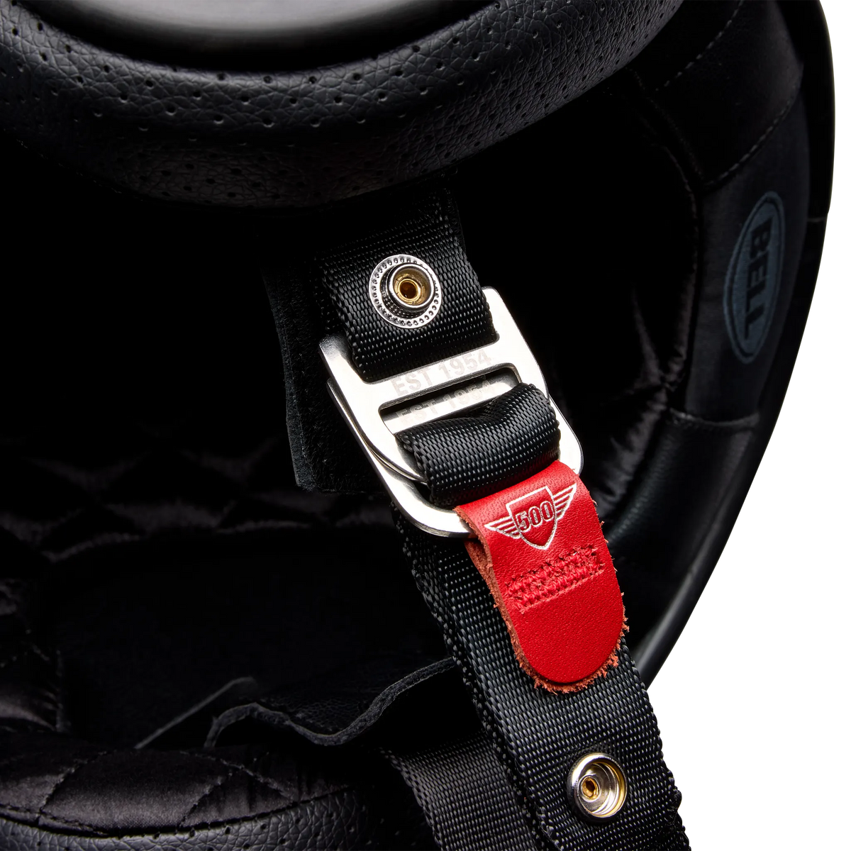 Bell Custom 500 Fasthouse LE Open Face Motorcycle Helmet - Interior Padding & Lining View