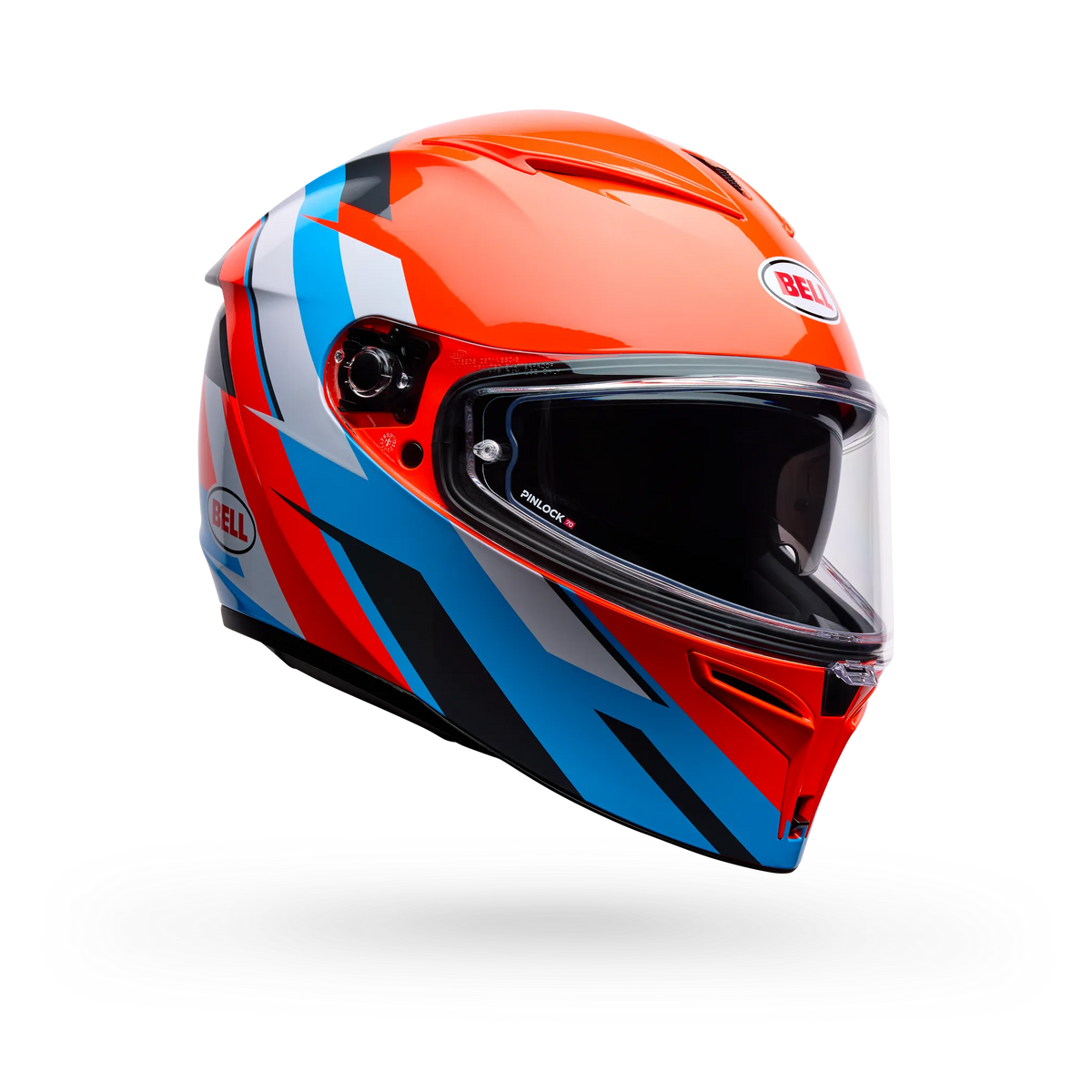 Bell Lithium Nova Full Face Motorcycle Helmet - Orange/Blue - Main