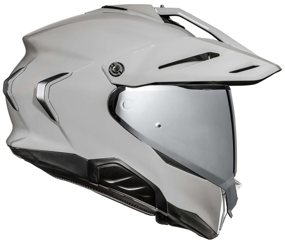 HJC RPHA 60 Solid Dual Sport Adventure Motorcycle Helmet - Shield Up Open View