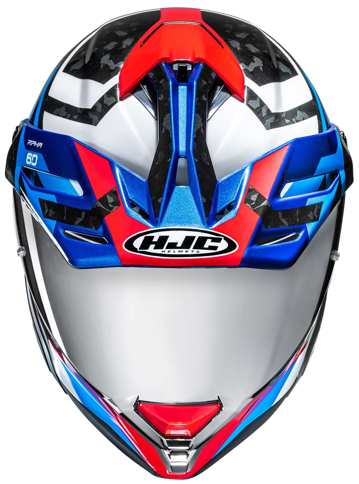 HJC RPHA 60 Dakar Dual Sport Motorcycle Helmet - Shield Up Open View