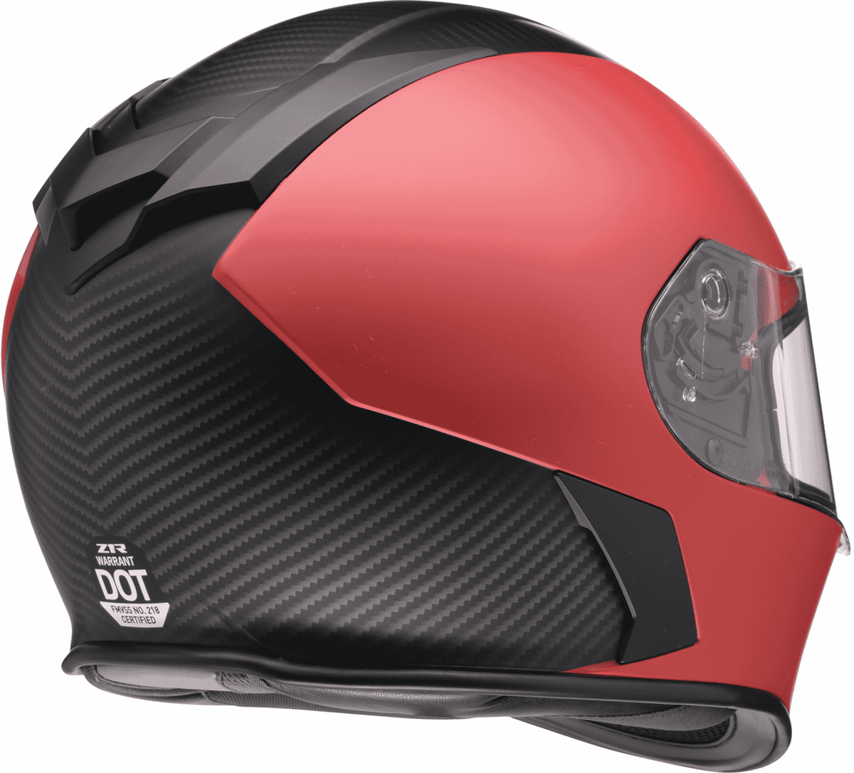 z1r-warrant-carbon-full-face-motorcycle-helmet-red-back-view