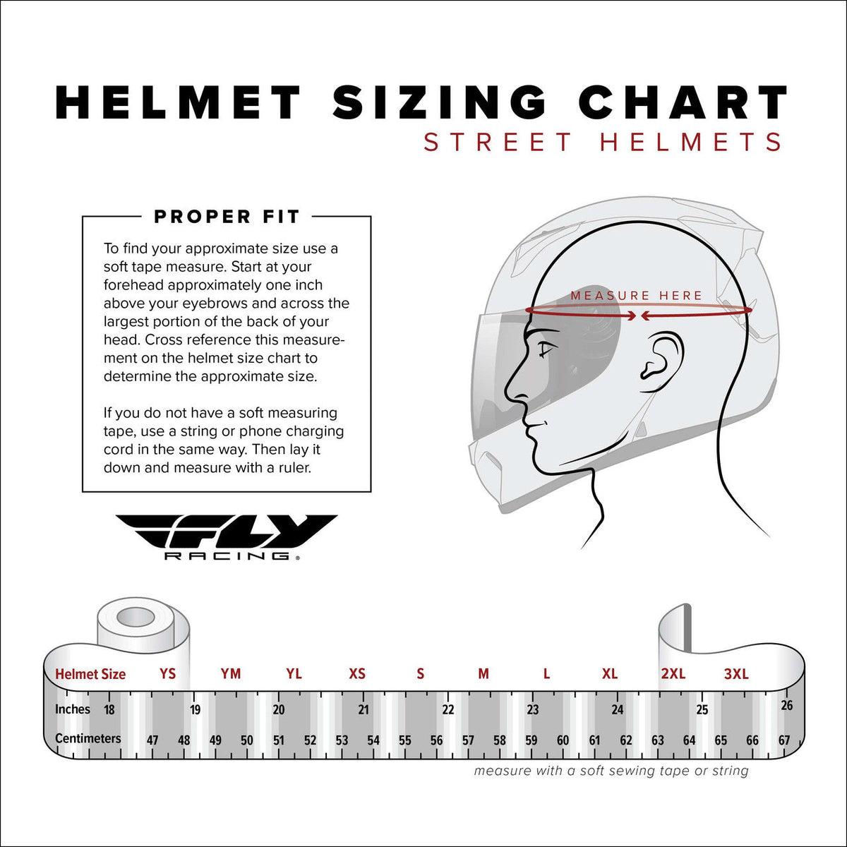 Fly-Racing-Sentinel-Recon-Matte-Black-Fire-Chrome-Full-Face-Motorcycle-Helmet-size-chart