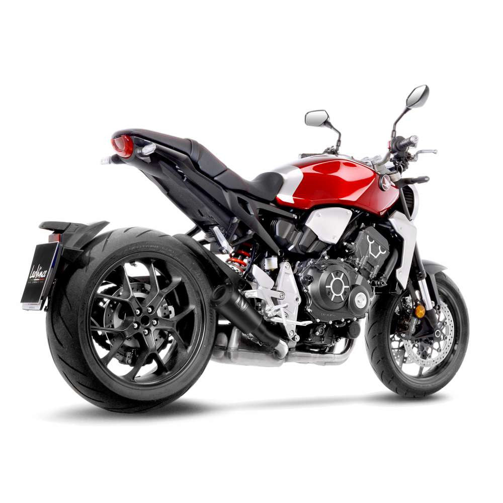 LeoVince-LV-10-Full-Black-Slip-On-Exhaust-Honda-CB1000R-pic