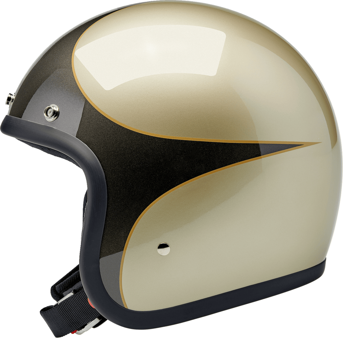 Biltwell Bonanza Scallop Open Face Motorcycle Helmet