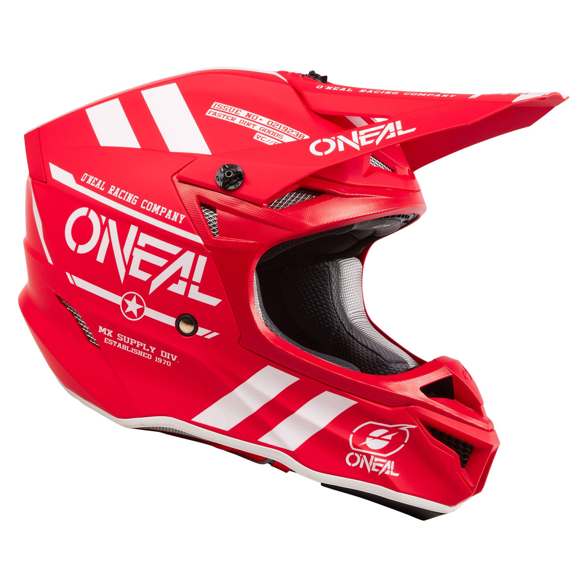 O'Neal 5 SRS Warhawk MX Motorcycle Helmet