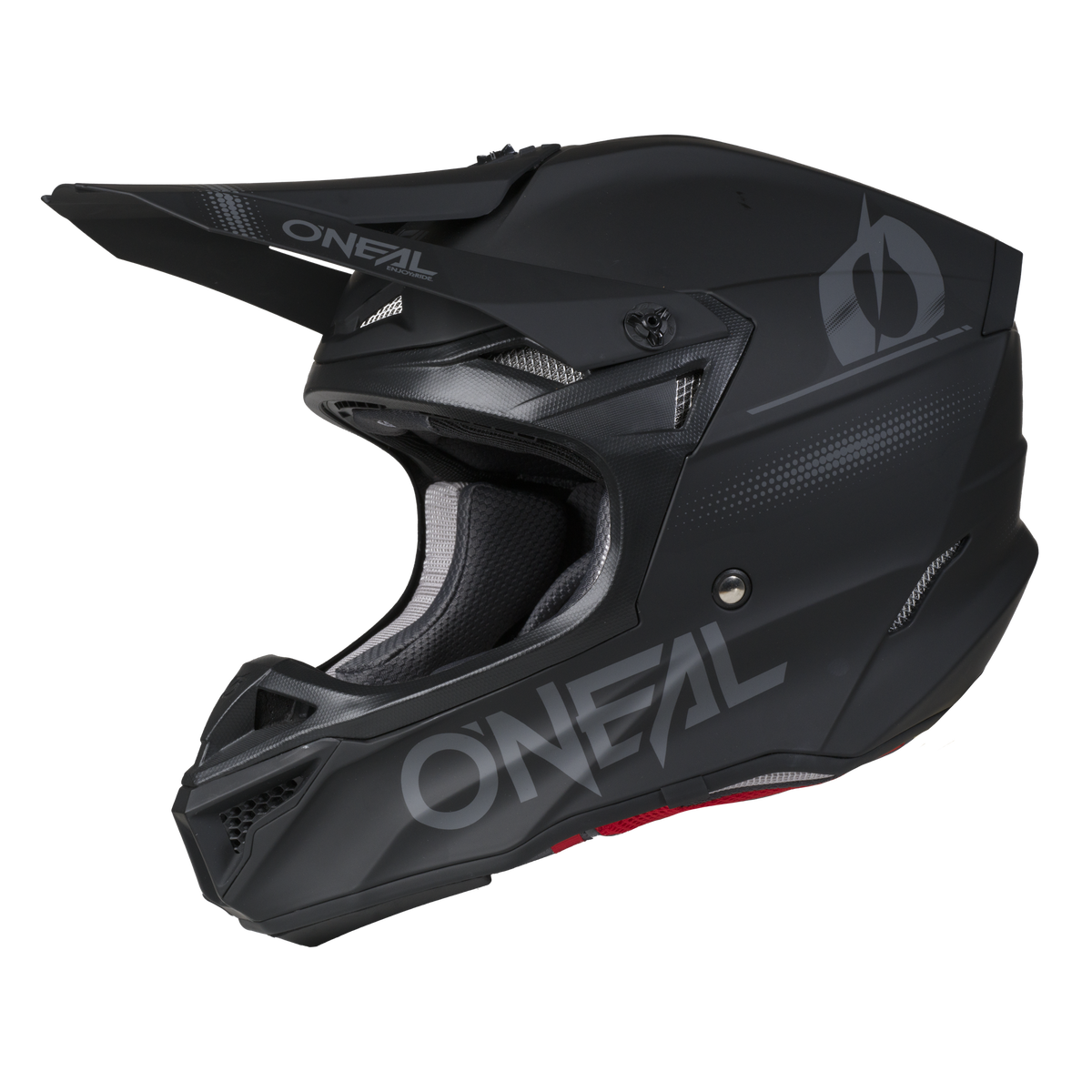 O'Neal 5 SRS Blackout MX Motorcycle Helmet