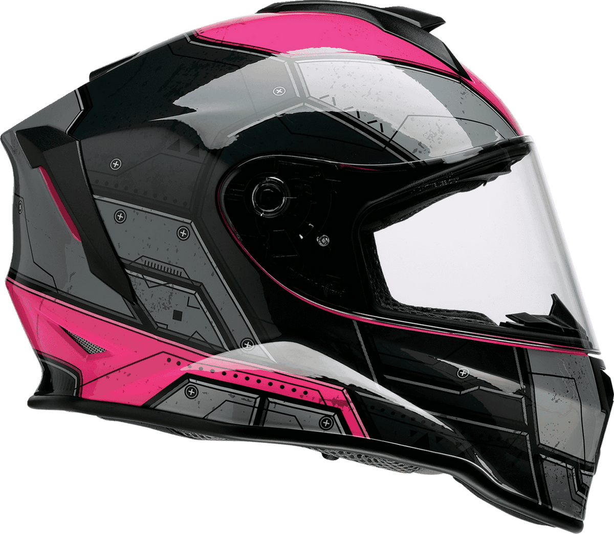 z1r-youth-warrant-sentinel-full-face-motorcycle-helmet-pink-side-view