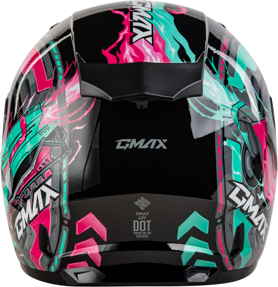 Gmax GM-49Y Youth Charge Full Face Motorcycle Helmet