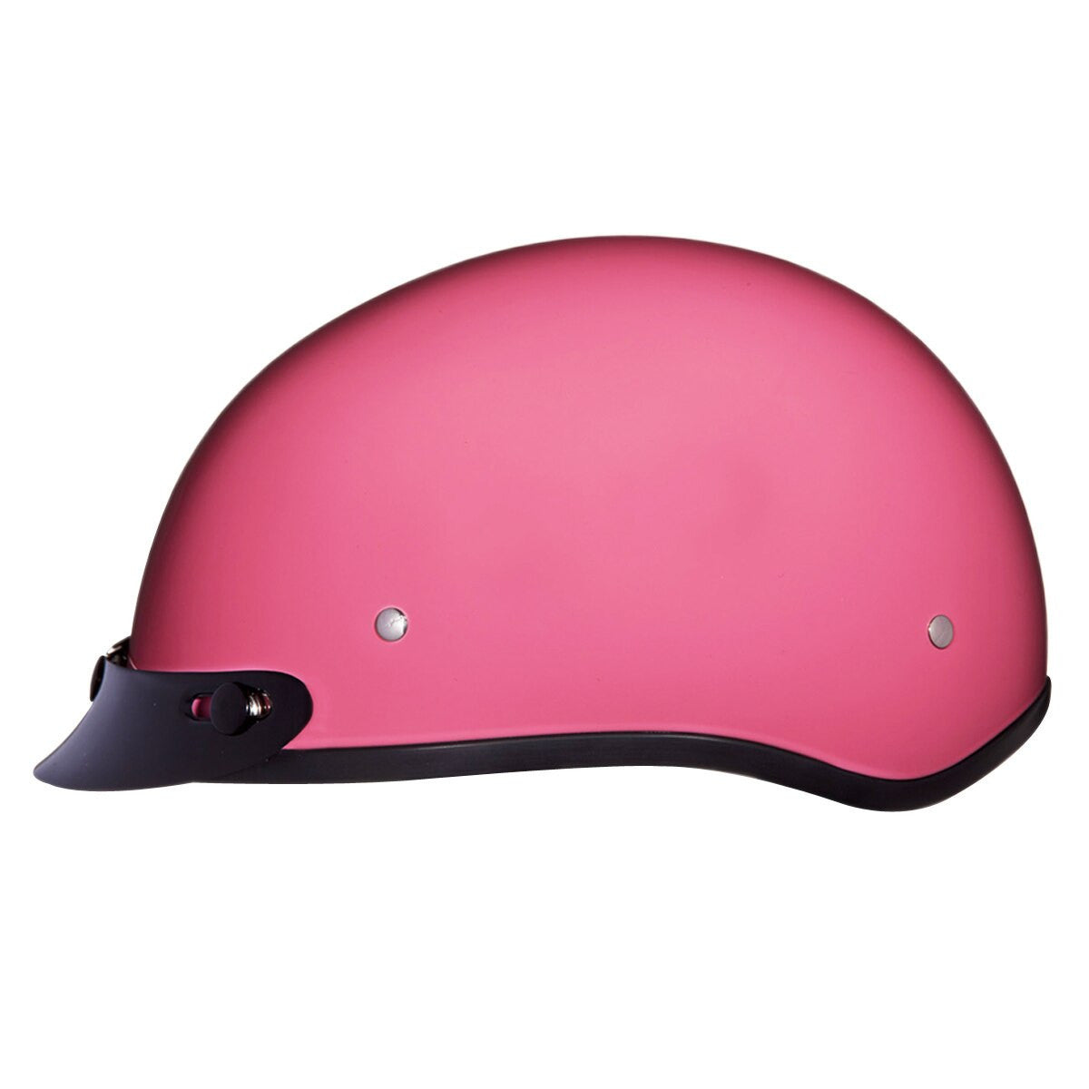 Daytona Women's Skull Cap Half Helmet with Peak Visor View