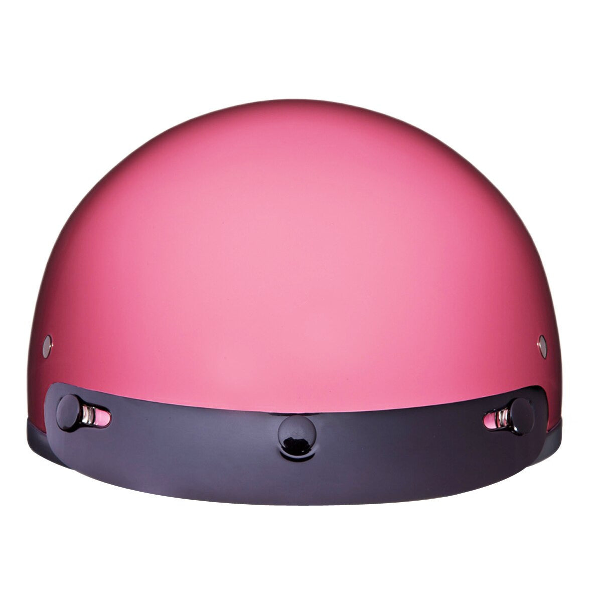 Daytona Women's Skull Cap Half Helmet with Peak Visor