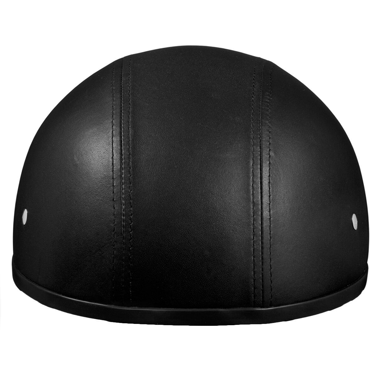 Daytona Skull Cap Leather Half Helmet