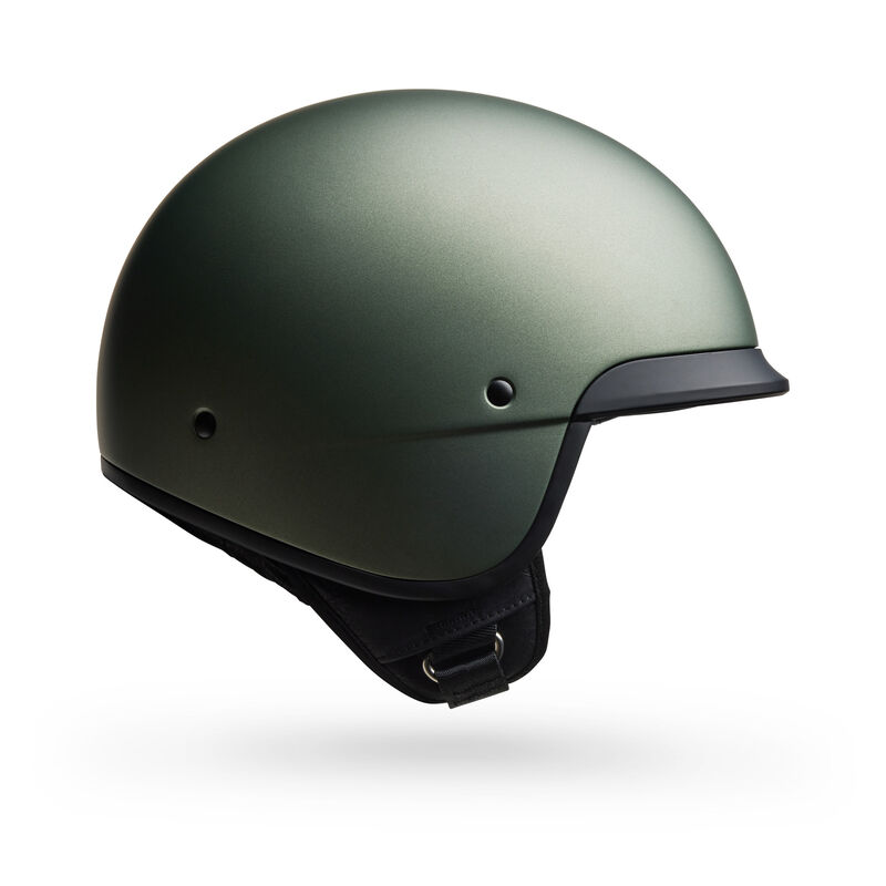 Bell Scout Air Solid Half Face Motorcycle Helmet - Angle & Detail View 11