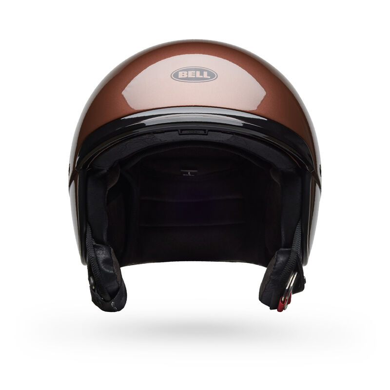 Bell Scout Air Solid Half Face Motorcycle Helmet - Angle & Detail View 23