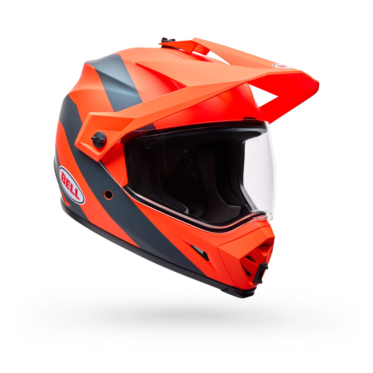 Bell MX-9 Adventure Mips Motion Motorcycle Helmet - Front 3/4 Angle View