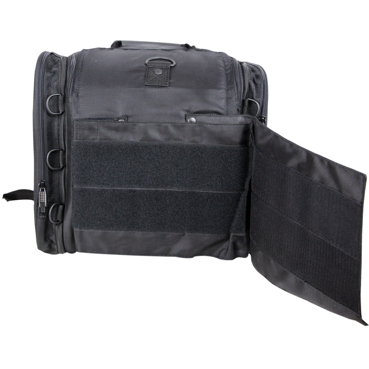 Vance VS340 Black Nylon Motorcycle Luggage Travel Pack Sissy Bar Bag
