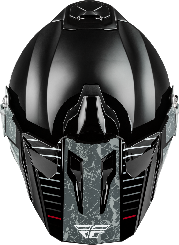 Fly Racing Trekker Granite Black Motorcycle Helmet