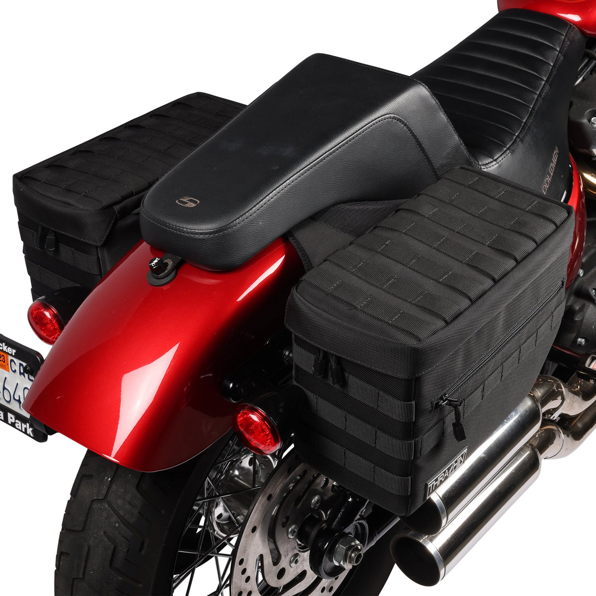 Thrashin Supply Escape Saddlebags | 18 Liter Motorcycle Saddlebags