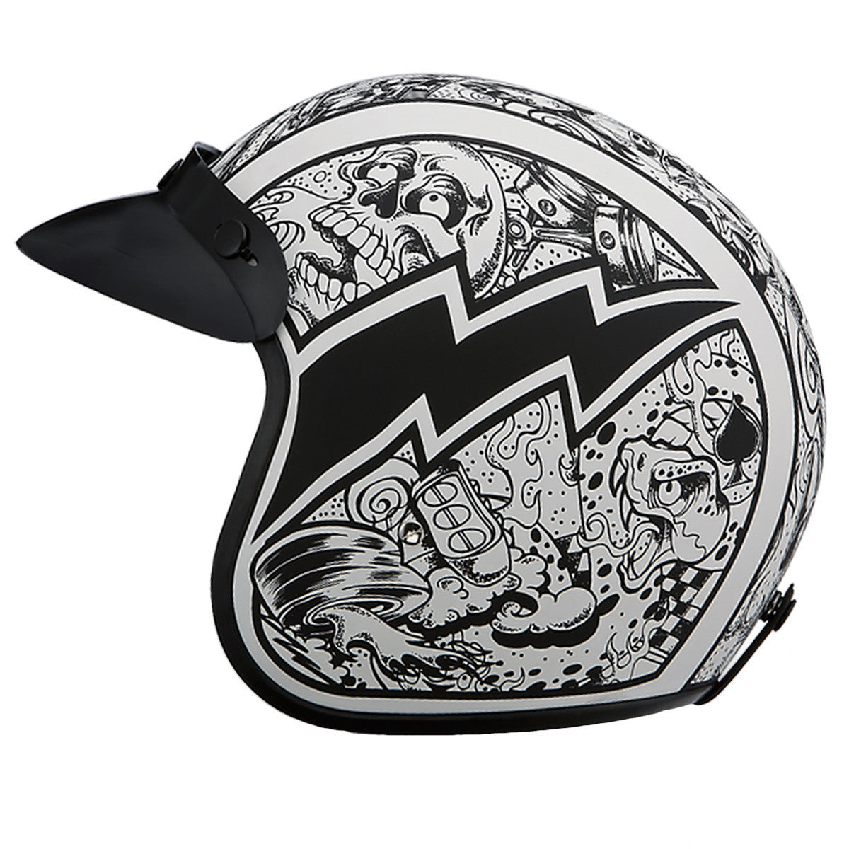 Daytona Cruiser Graffiti Helmet View