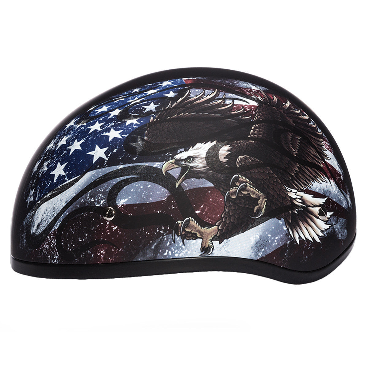Daytona Skull Cap USA Half Helmet View