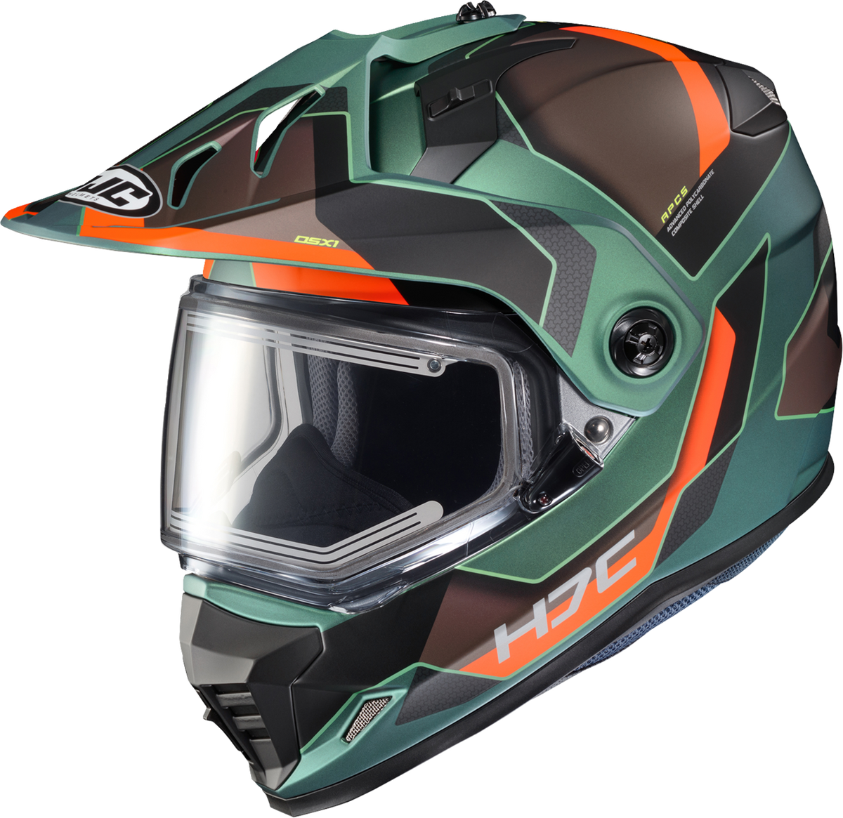 HJC DS-X1 Synergy Electric Snow Dual Sport Motorcycle Helmet