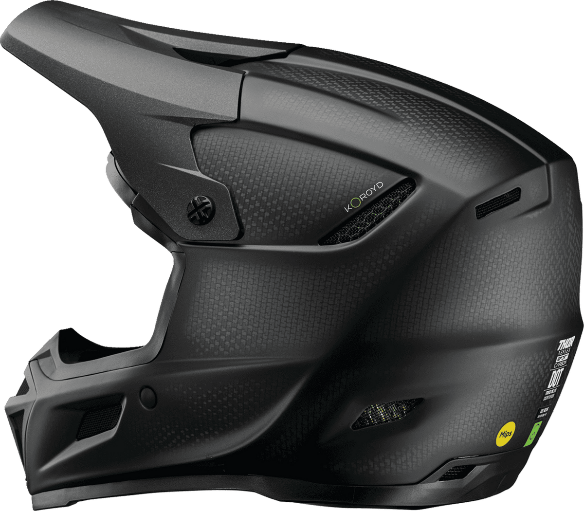 thor-reflex-sport-carbon-stealth-mips-motorcycle-helmet-side-view