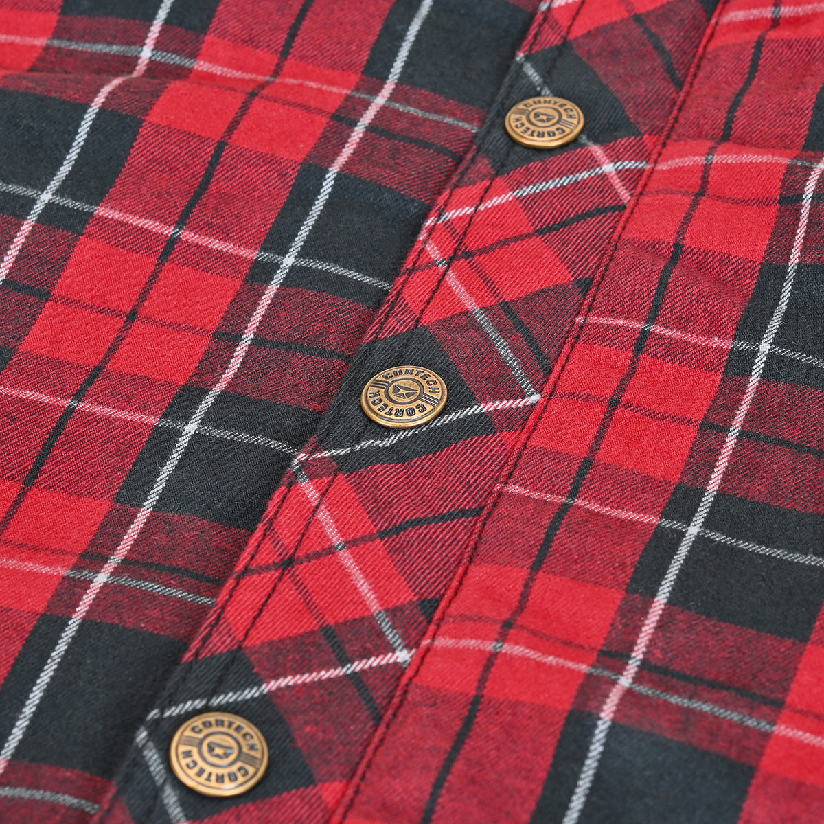 Cortech Men's El Camino Motorcycle Riding Flannel Shirt