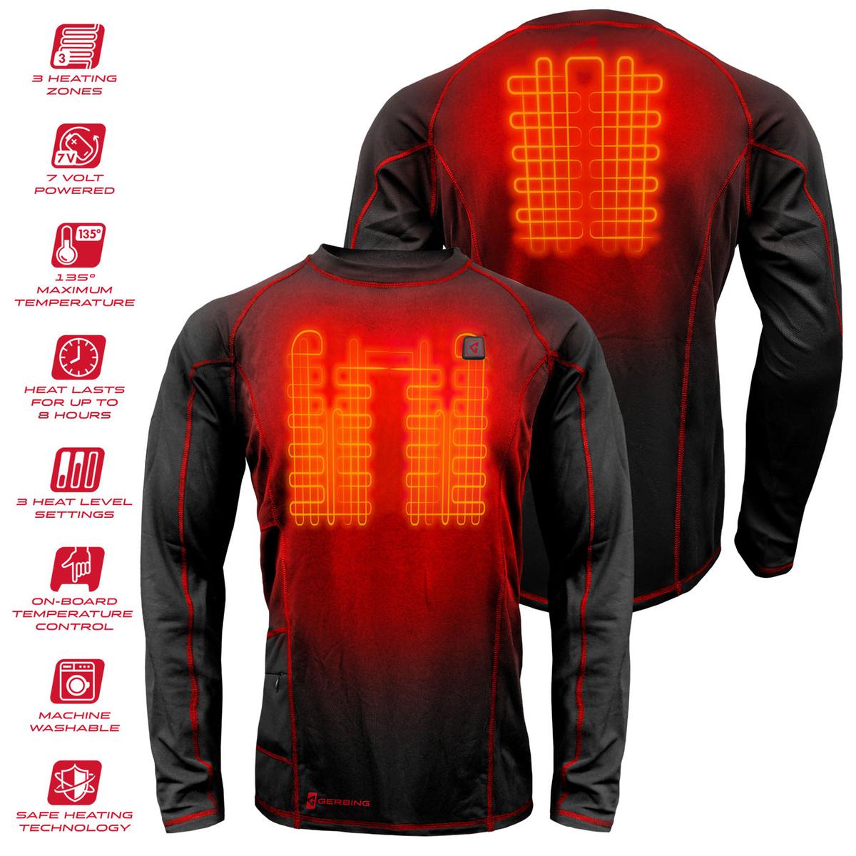 Gerbing Men's 7V Heated Base Layer Shirt