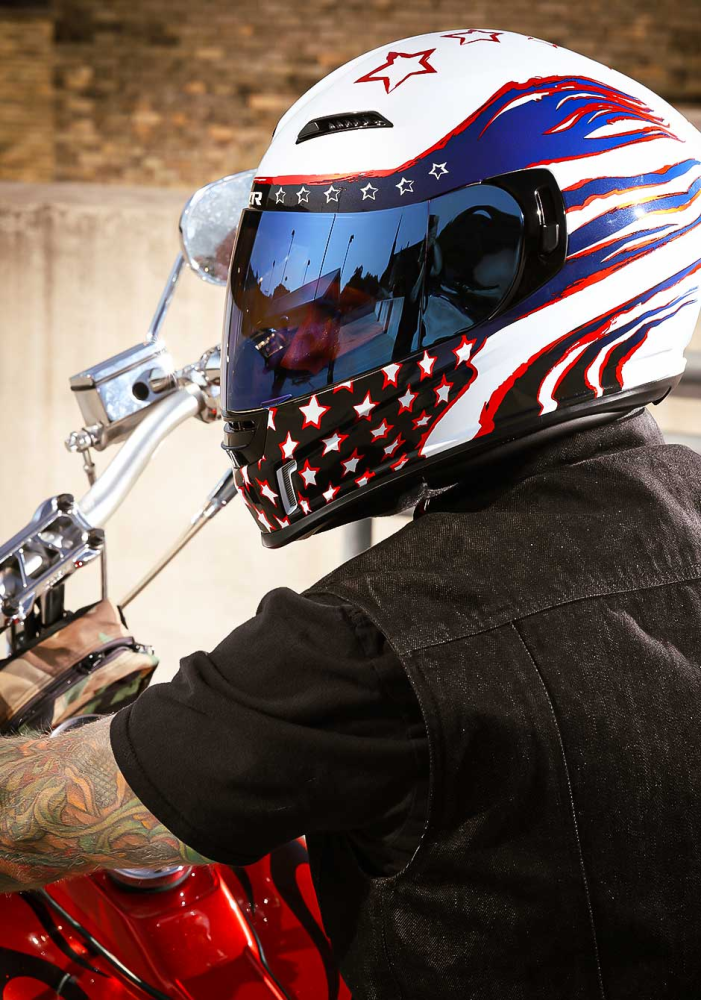 Icon Airflite Dark Rubatone Full Face Motorcycle Helmet