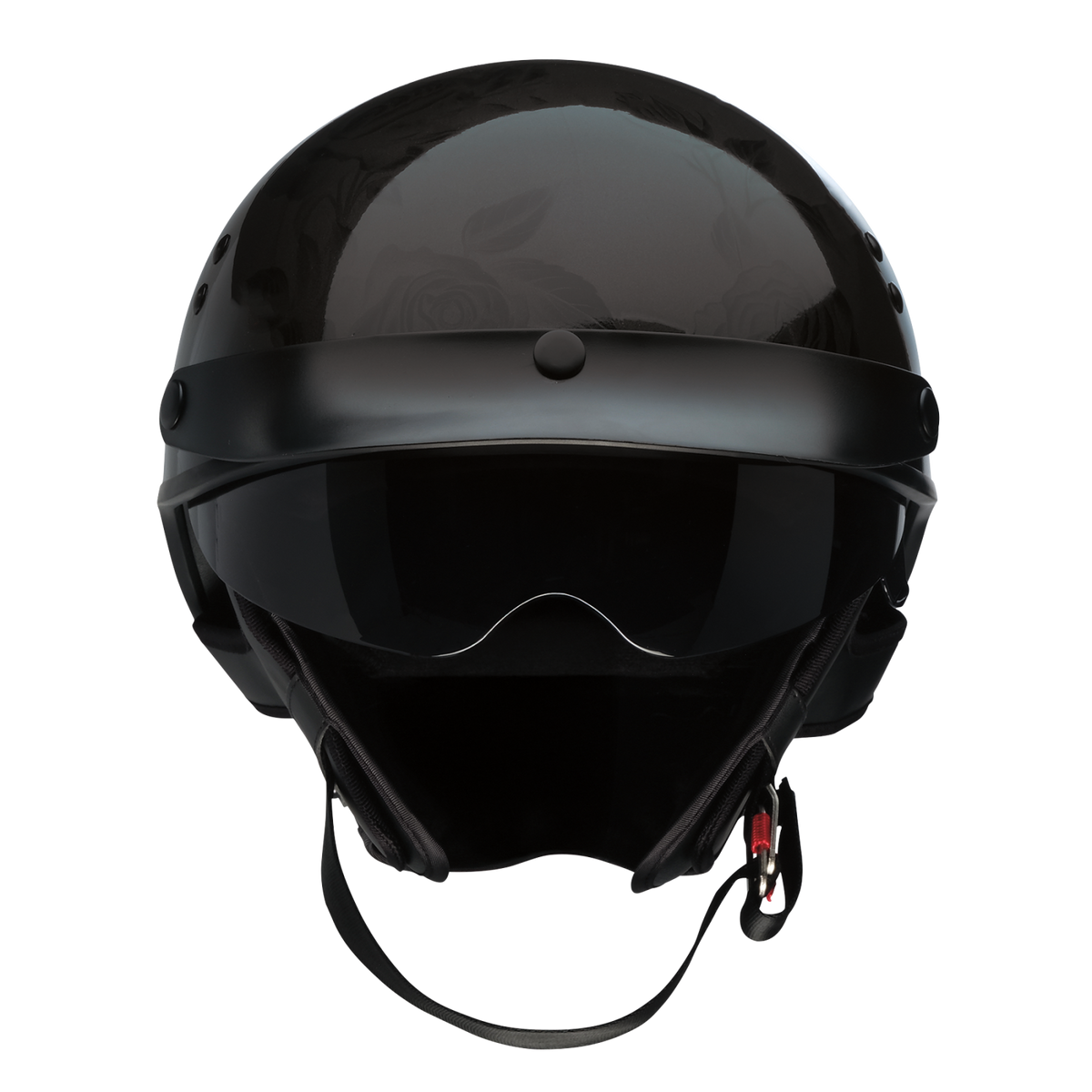 Z1R Vagrant NC Rose Half Face Motorcycle Helmet