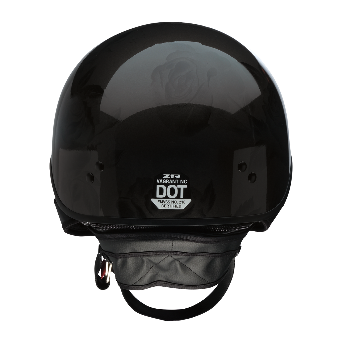 Z1R Vagrant NC Rose Half Face Motorcycle Helmet