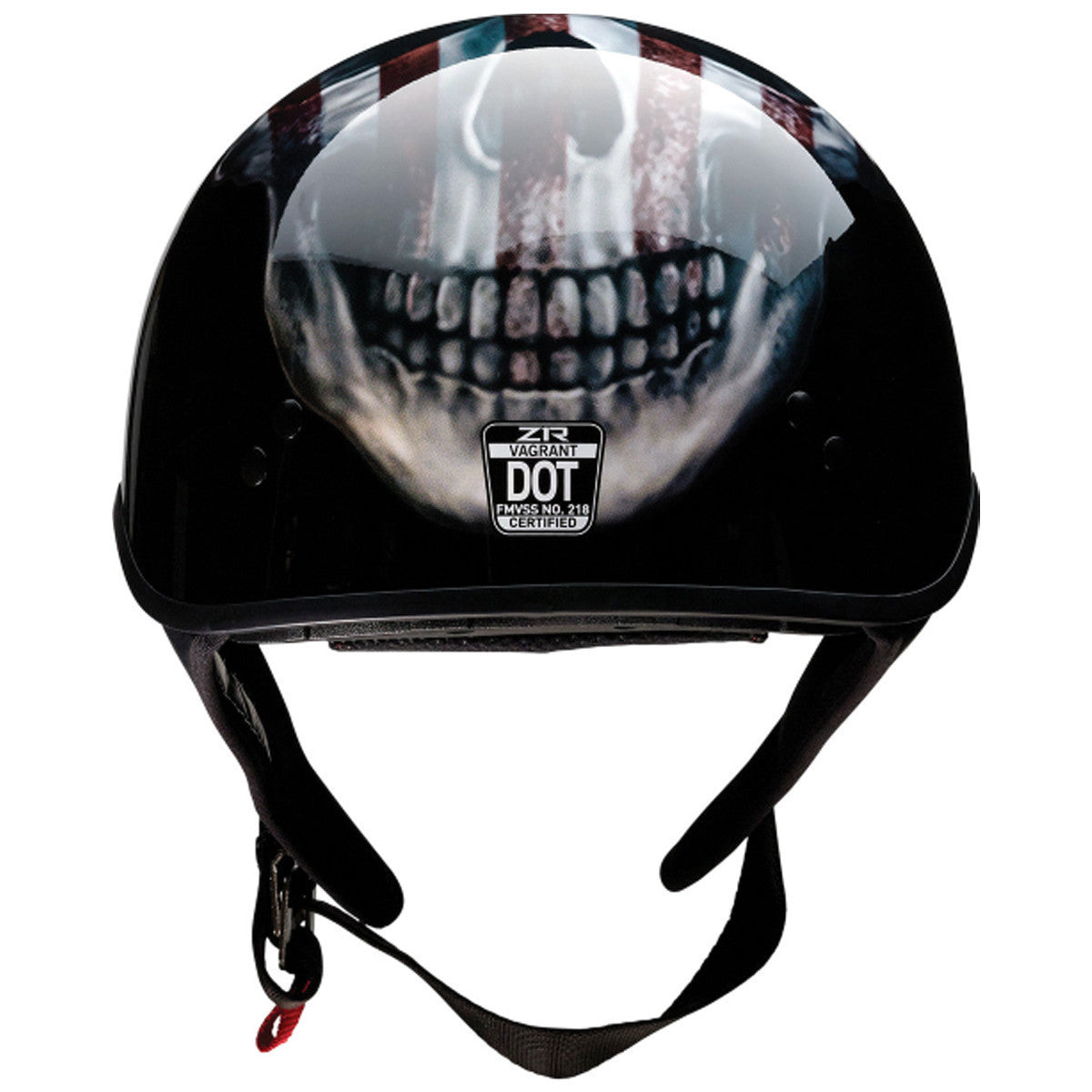 Z1R Vagrant USA Skull Helmet