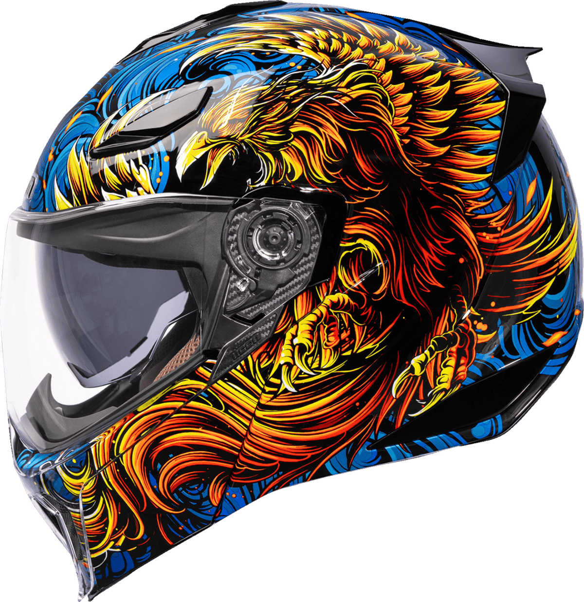 Icon Threshold Burn Birdie Burn Modular Motorcycle Helmet