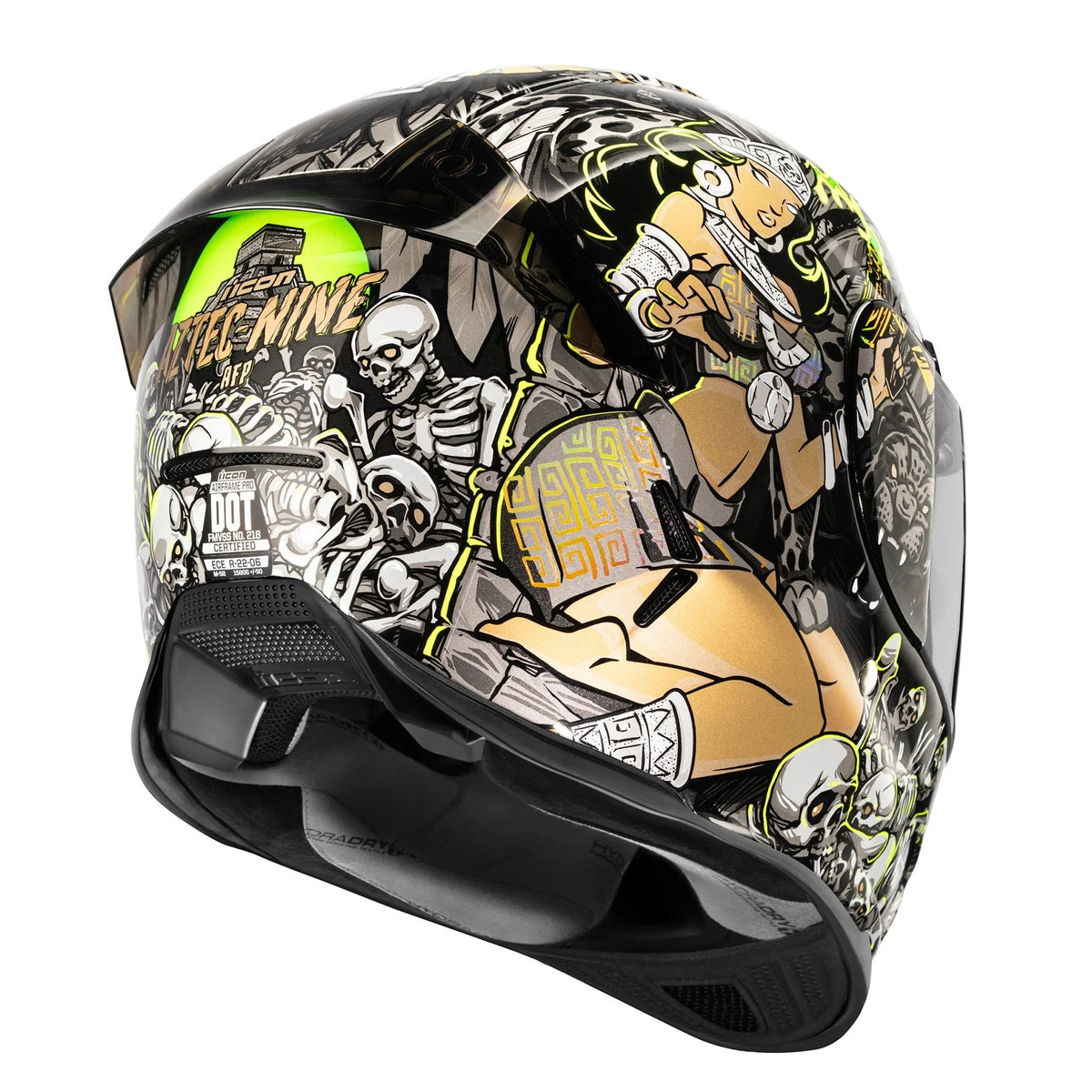 Icon Airframe Pro Aztec Nine Full Face Motorcycle Helmet
