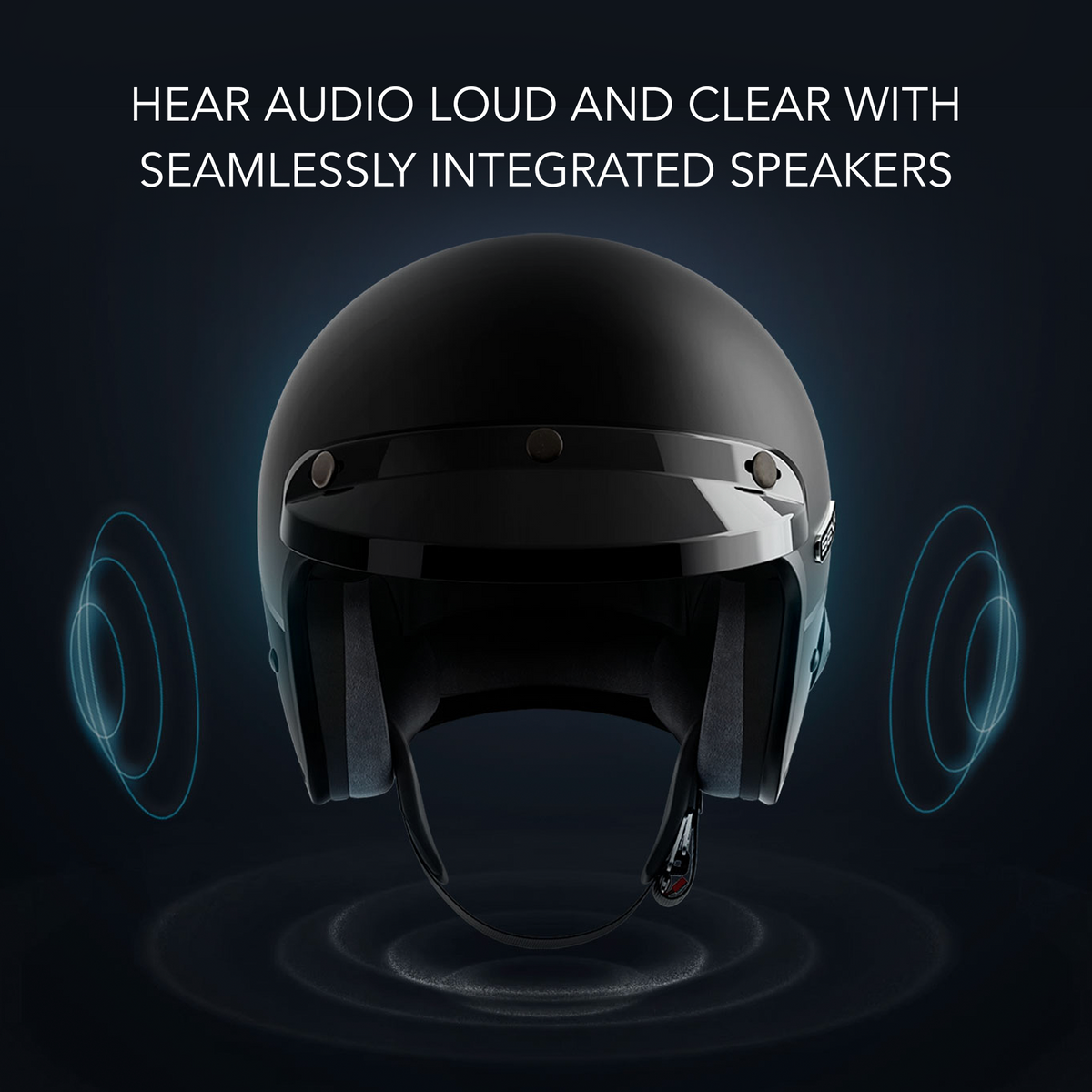 Sena Surge Mesh intercom Open Face Motorcycle Helmet