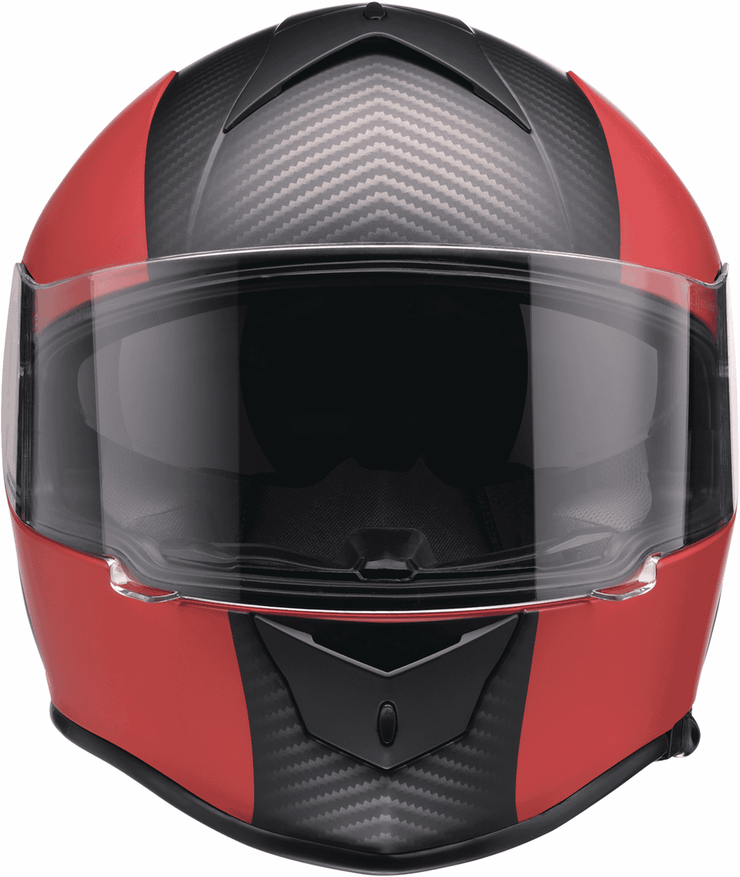 z1r-warrant-carbon-full-face-motorcycle-helmet-red-front-view