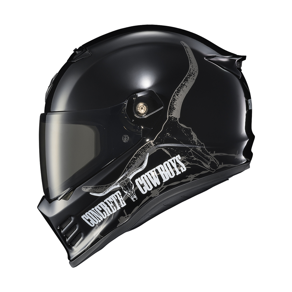 Scorpion EXO Covert FX Concrete Cowboys Full Face Motorcycle Helmet