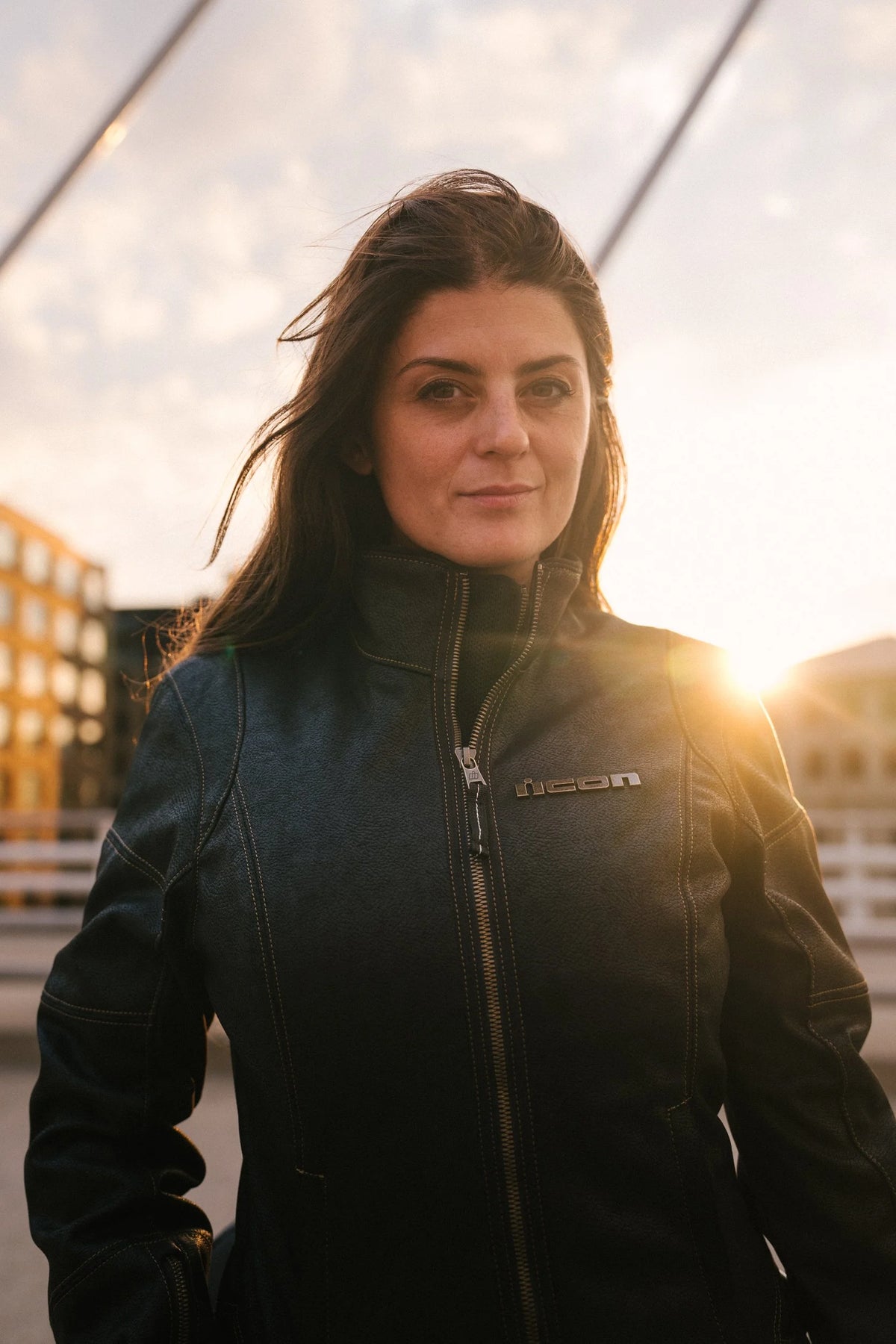 Icon Women's Tuscadero 3 Motorcycle Riding Jacket