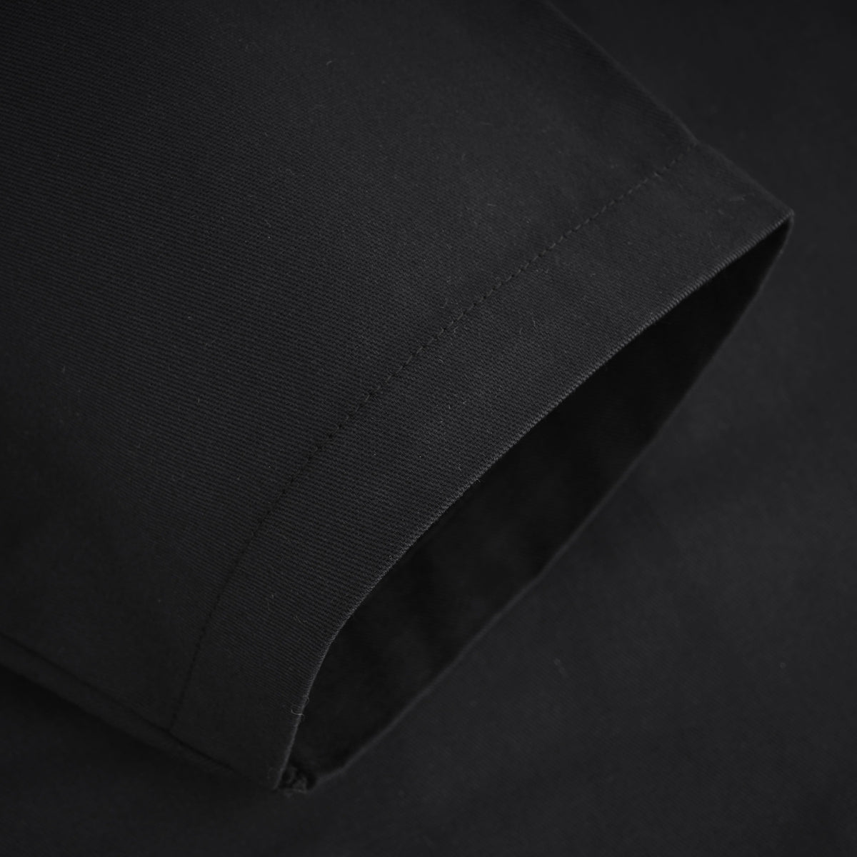 Vance Men's Black Button Up Mechanic Work Shirt w/ Front Pockets - detail pic 4