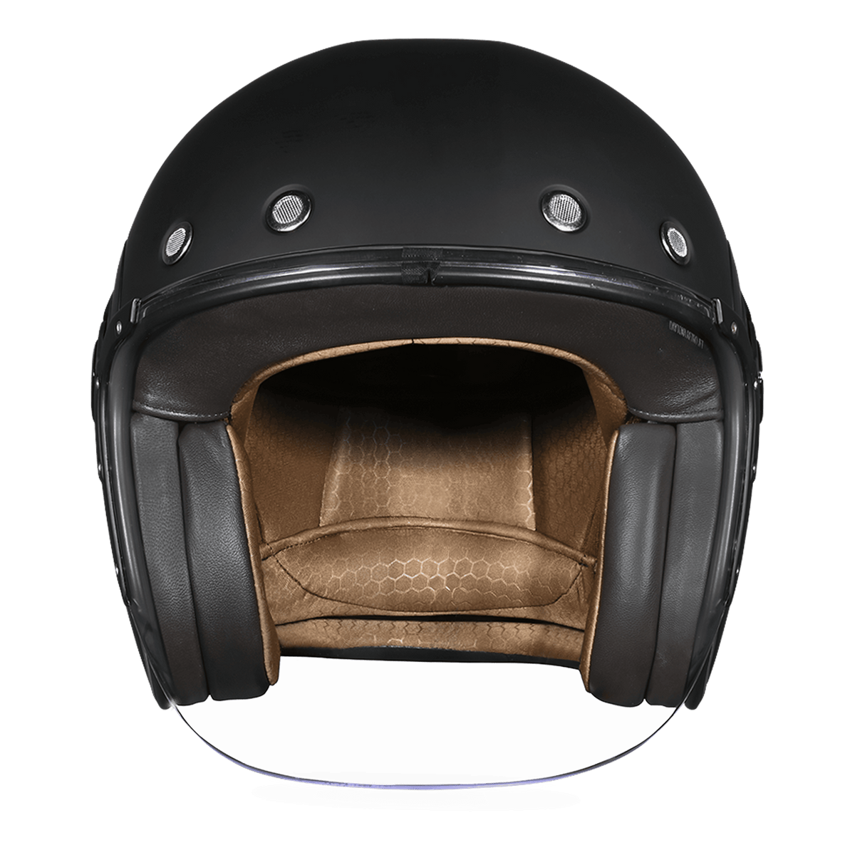 Daytona Retro Jet Solid Open Face Motorcycle Helmet
