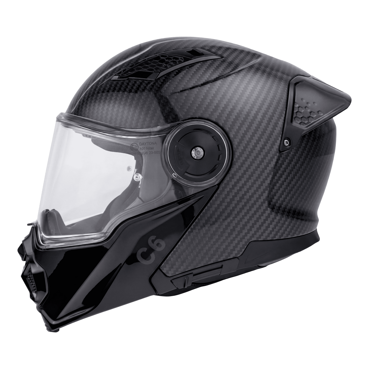 Daytona C6 Carbon Fiber Modular Motorcycle Helmet