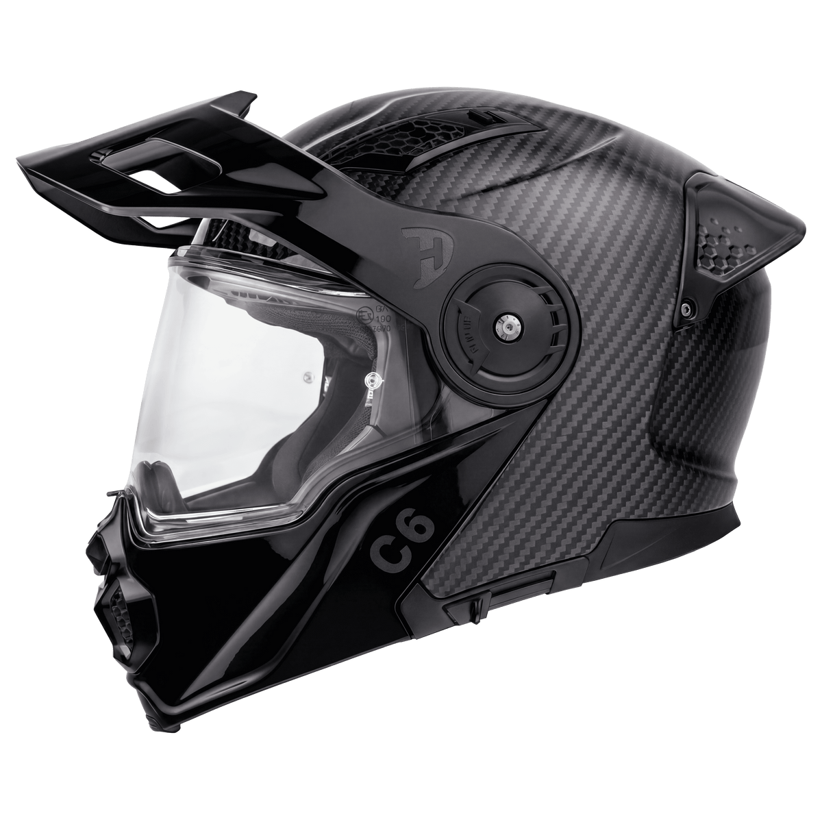 Daytona C6 Carbon Fiber Modular Motorcycle Helmet