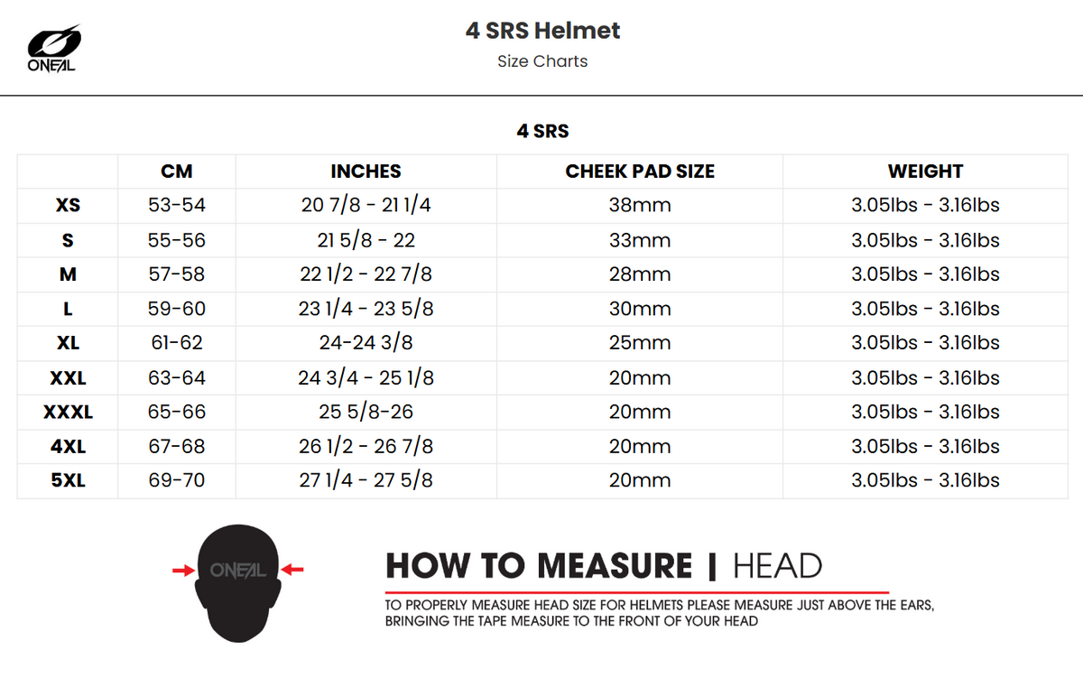 O'Neal 4 SRS Solid MX Motorcycle Helmet